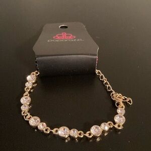 Paparazzi Gold and Silver Cluster Bracelet